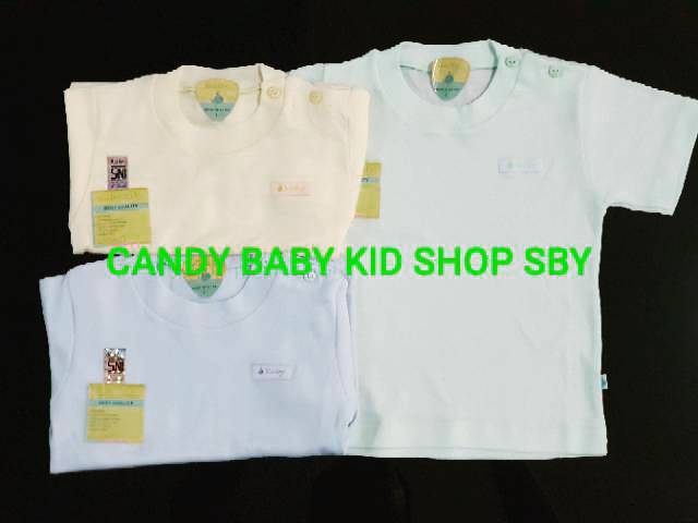 Oblong Gulon Kaos Atasan Bayi Ruby Baby M L XL Pendek Panjang 3 Warna Muda 3in1 Murah Halus Lembut