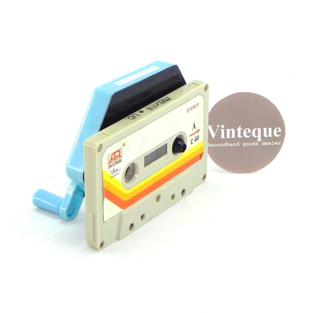 Rewinder Kaset Pita Manual Costum Cassette Rewinder