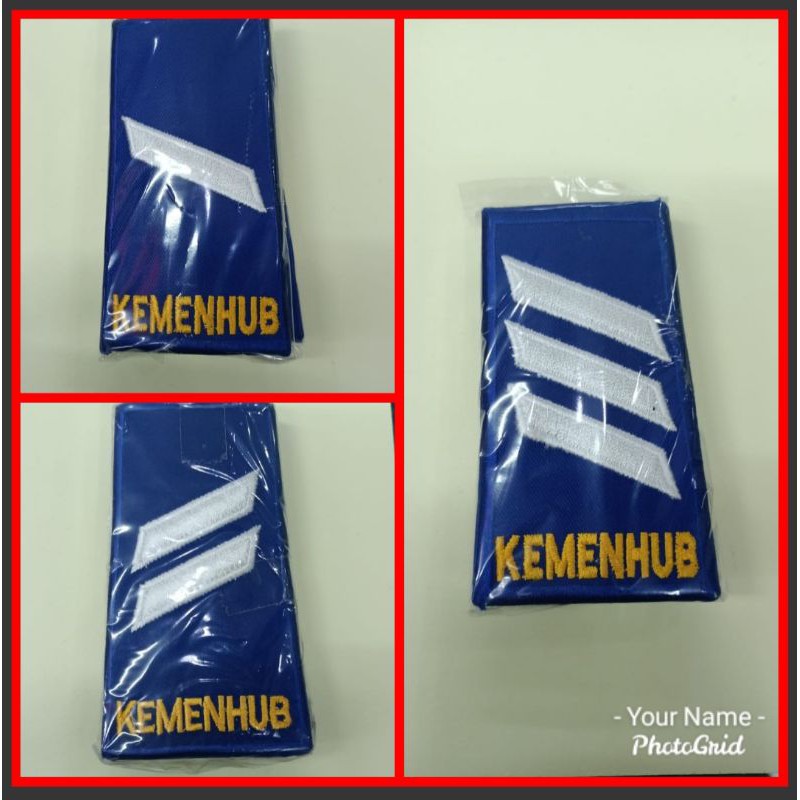 PANGKAT KEMENHUB BORDIR HONORER /PANGKAT BORDIR PERHUBUNGAN HONORER/EVOLET PERHUBUNGAN HONORER/ PANG