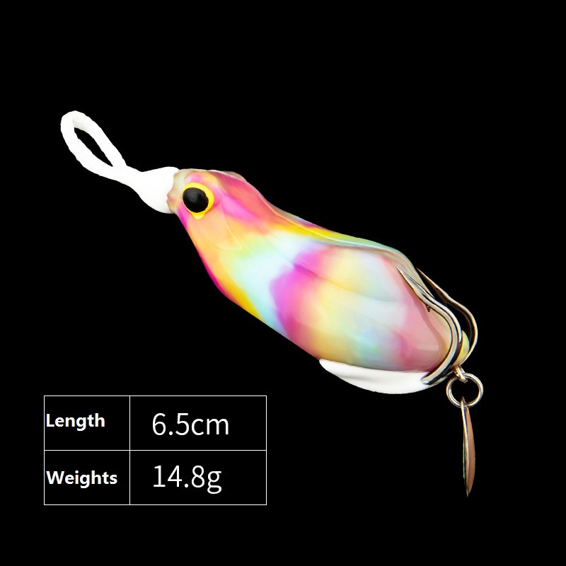 1Pcs New Frog Umpan Pancing Spoon 6.5cm 15g Fishing Lure Spinner Ikan Swimbait Bass Kail Wobbler Floating Crank Bait Tackle