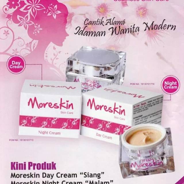Moreskin Day and Night Cream Asli dari Nasa