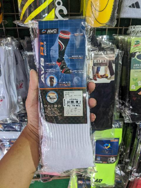 Kaos kaki AVO Long di atas lutut panjang polos anti slip