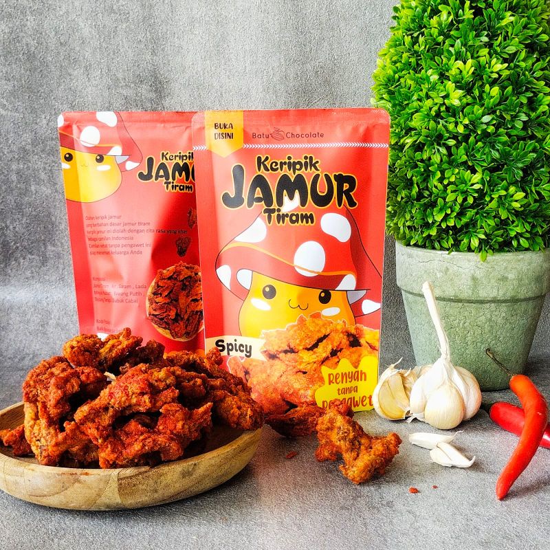 One Mandiri Sukses - Keripik Jamur Pedas Dan Original  ~ Oleh Oleh Malang