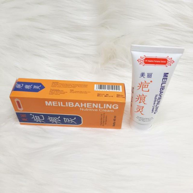 MEILIBAHENLING NUTRITIVE CREAM / PENGHILANG BEKAS LUKA BPOM