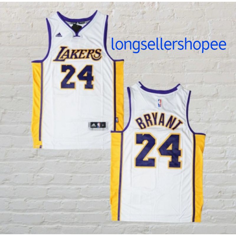 Baju Jersey Basket Swingman NBA Kobe Bryant LA Lakers Putih
