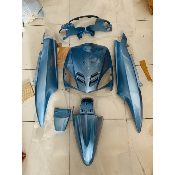 Full Cover Body Halus Mio Sporty Warna Special Biru Muda