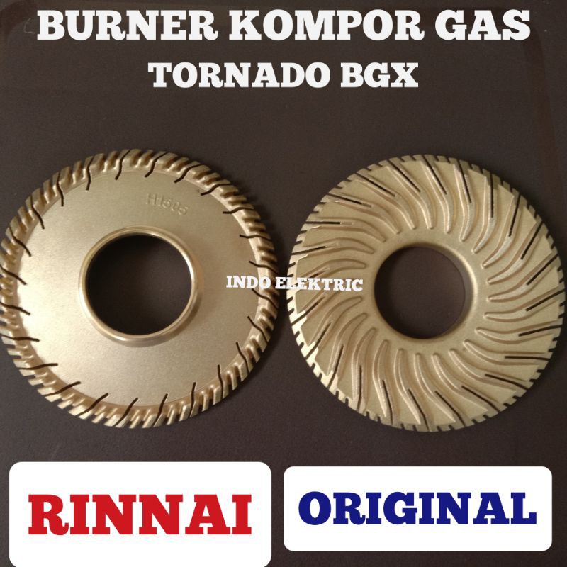 BURNER KOMPOR GAS RINNAI TORNADO ORIGINAL RI-602BGX RI-712BGX