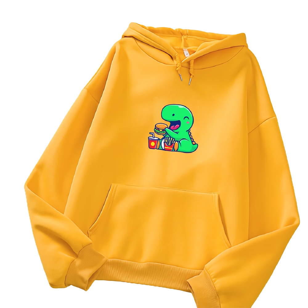 Sweater anak perempuan BURGER DINO sweter anak cowok cewek 6-10 tahun