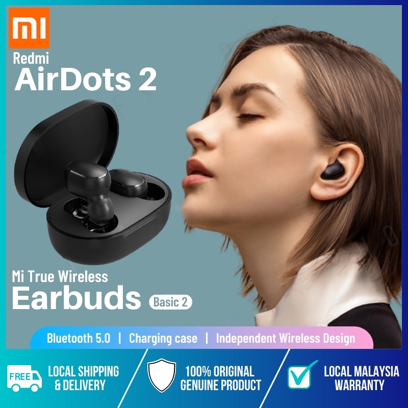 Xiaomi Original Redmi Airdots2 TWS Bluetooth Earphone Wireless 5.0 Stereo bass Earbuds