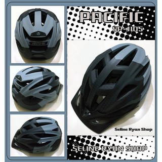  Helm  Sepeda  Pacific  SP J105  Motif Dot Ada LED Shopee 