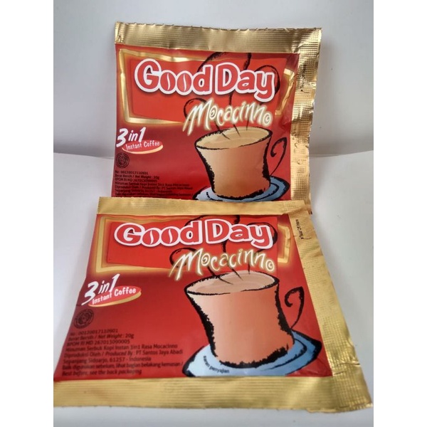 

goodDay mocacino 10 sachet(1 renteng)