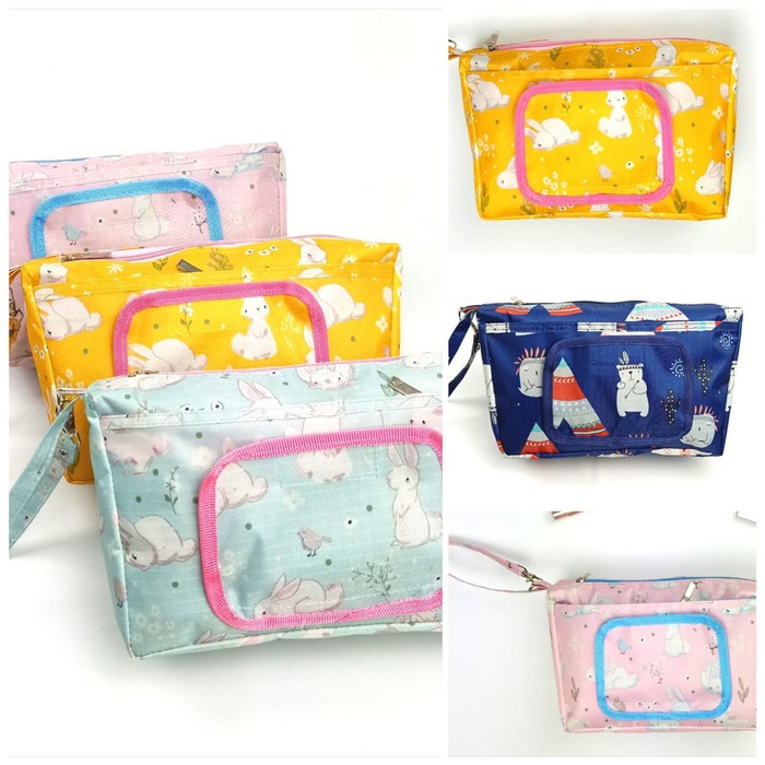 Pouch 4 in 1 New Normal Serbaguna (tissue basah, tisu kering, masker)