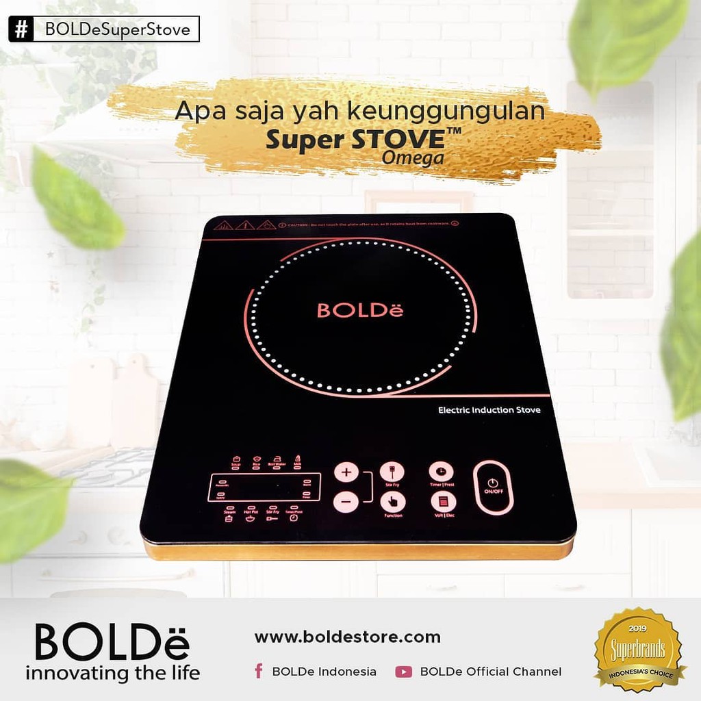 Kompor Induksi  Super STOVE Digital Induction Coooker Original BOLDe