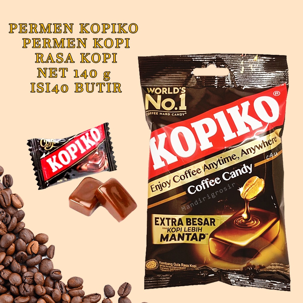 KOPIKO * PERMEN KOPIKO * RASA KOPI * PERMEN KOPI  * 105 g