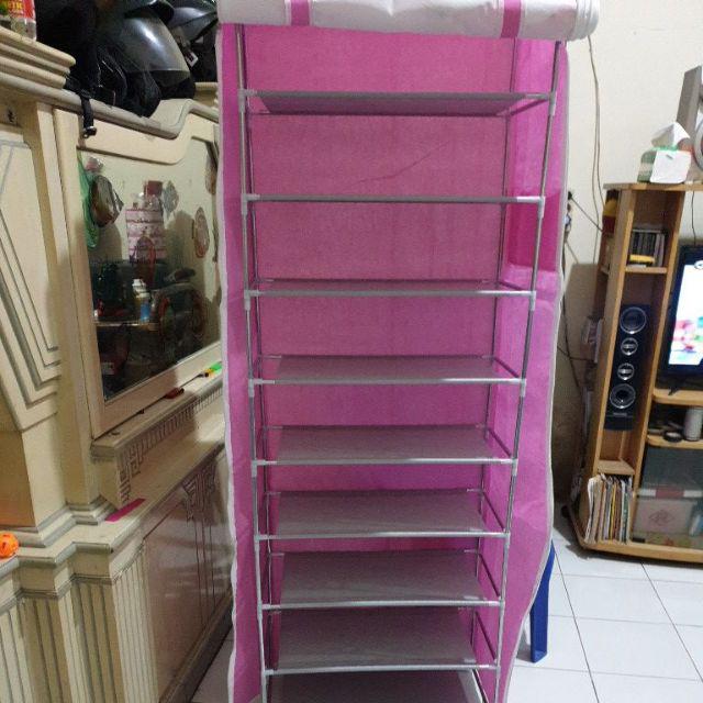 Rak Sepatu  10 Tingkat Portable