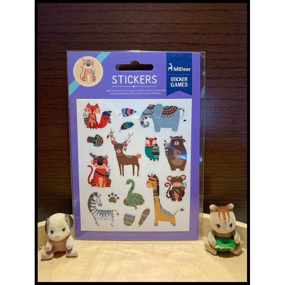 STICKER GAMBAR TEMPEL ANAK MAINAN DEKORASI BUKU ANAK