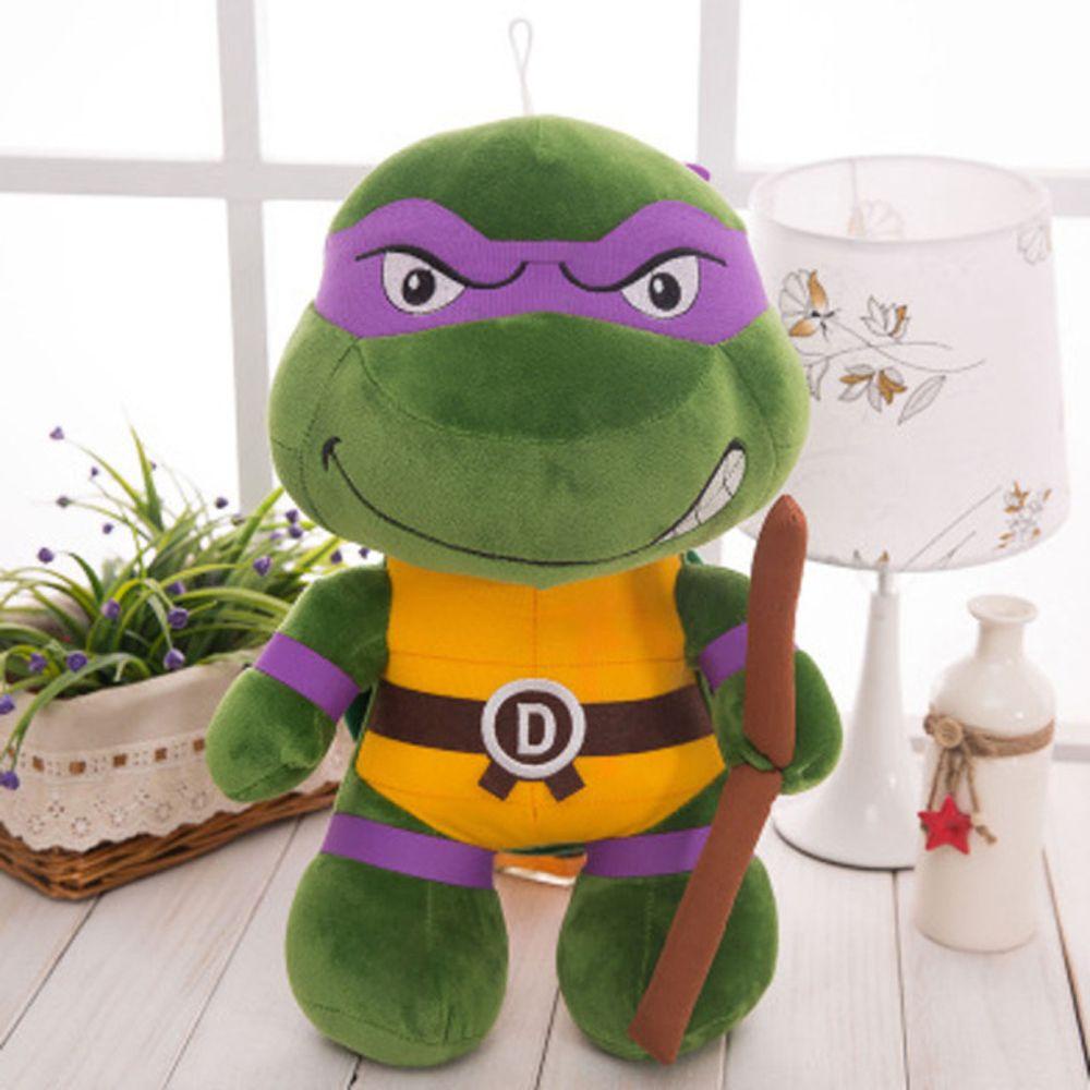 Quinton Ninja Turtles Leonardo 25/35 cm Anak Hadiah Donatello Boneka Anime Kartun Plush Doll Boneka Mainan