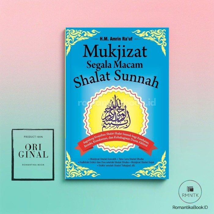 Jual Buku Mukjizat Segala Macam Shalat Sunnah Segudang Keajaiban Shalat Shalat Sunnah Bagi