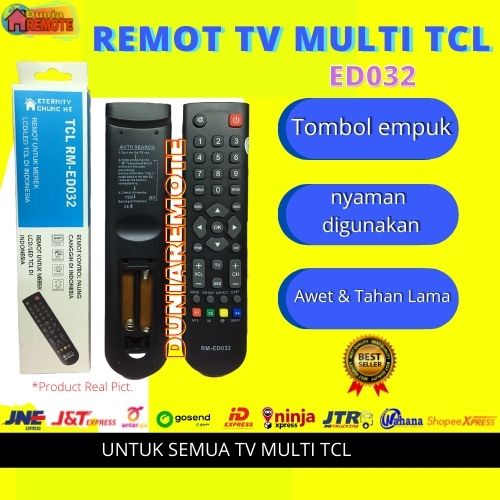 Remot Remote TV TCL Multi LCD LED Smart 4K Universal RM- 940 tanpa setting