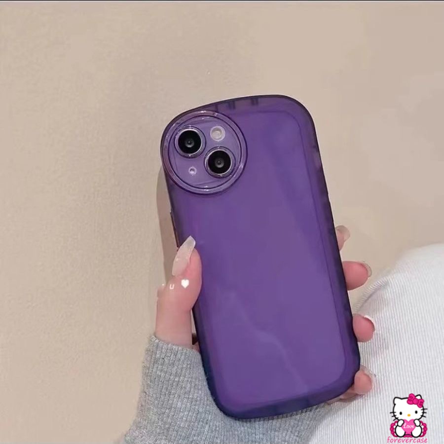 Soft Case Pelindung Lensa Mata Malaikat Warna Permen Macaron Bahan TPU Untuk IPhone XR 11 13 6 6s 7 8 Plus X XS SE 2020