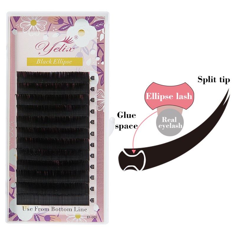 YELIX BLACK ELLIPSE EYELASH EXTENSION