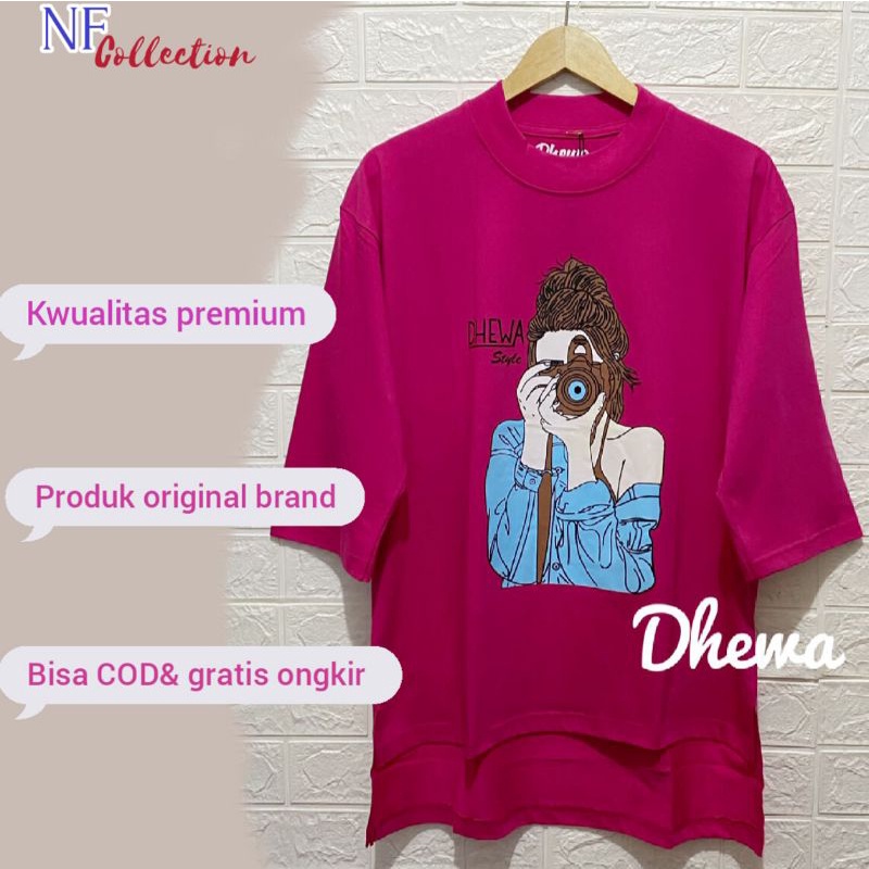 Dhewa Kaos Oversize Wanita premium