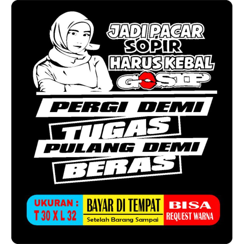 

STICKER KACA MOBIL