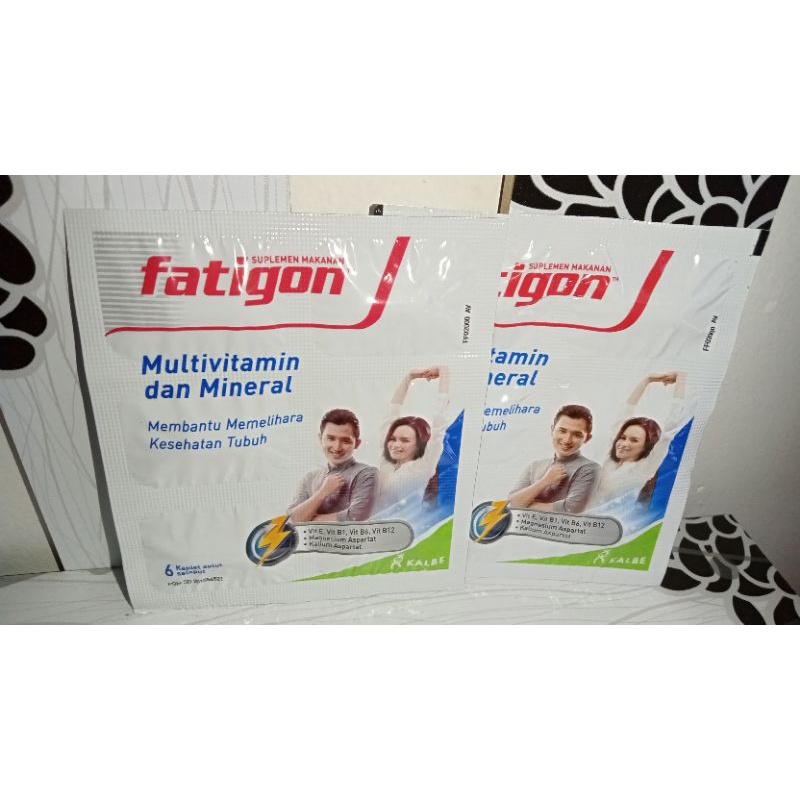 Fatigon  multi vitamin dan mineral Strip @4Tablet