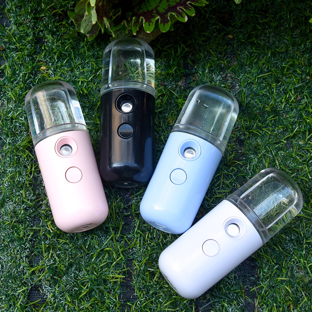 New Nano Spray Portable Mini Mist Sprayer USB Rechargeable Pelembab Perawatan Wajah