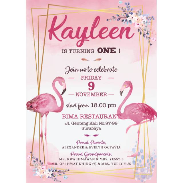 Jasa desain / design undangan invitation online digital birthday e-invitation