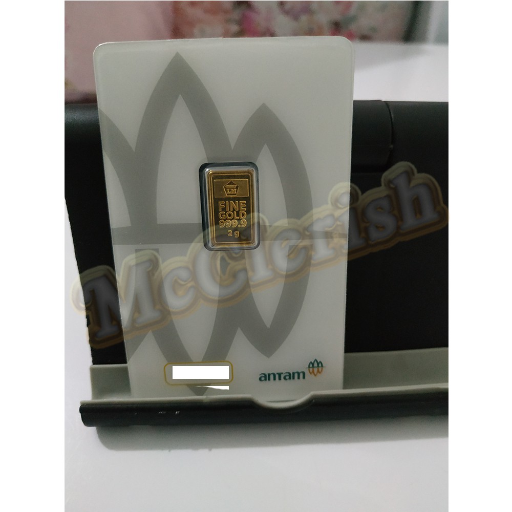 Emas Antam 2 Gram Logam Mulia 2gr PT Antam Tbk - sertifikat