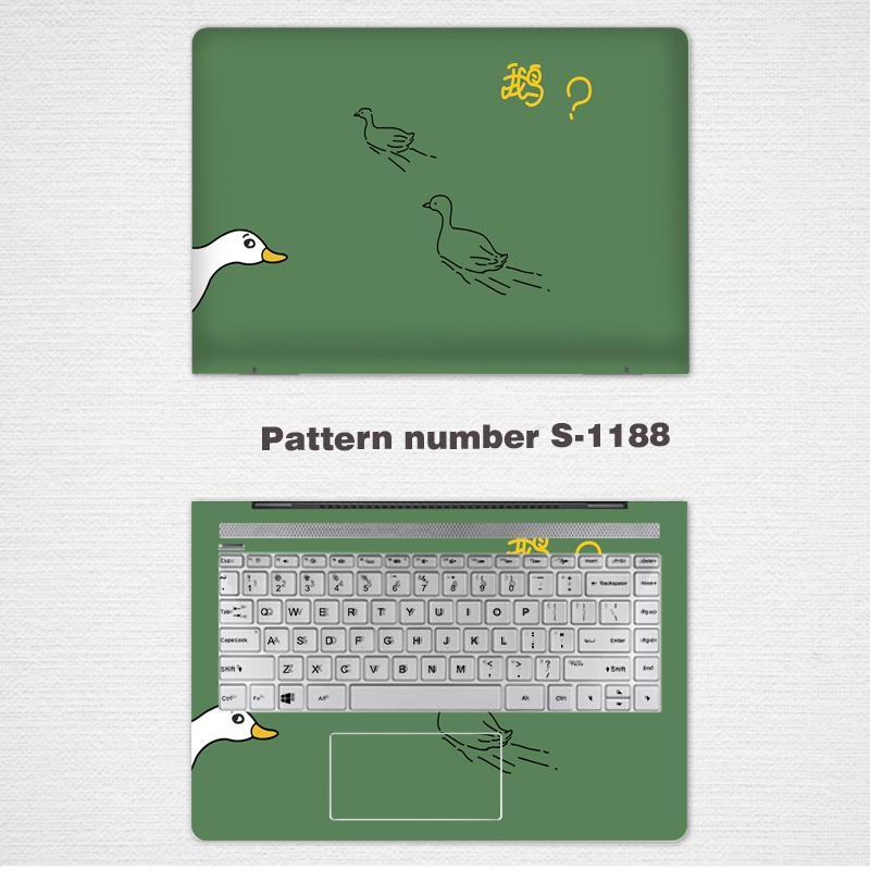 2pcs Stiker Pelindung Laptop Universal Bahan VINYL Ukuran 12 13 14 15.6 Inch Untuk ASUS K3400P M3400QA UX5401 OLED pro15 M3500Q