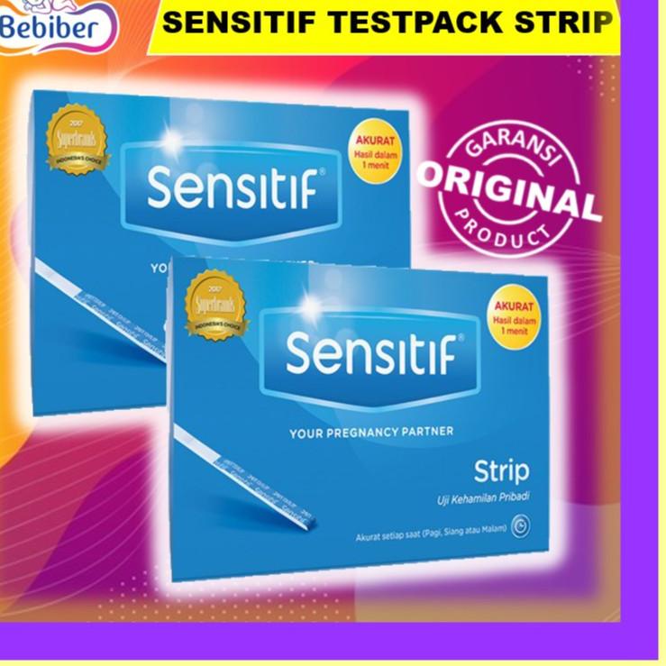 ♥ Tespack Sensitif Strip / Uji Kehamilan Sensitif / BEBIBER .!-1