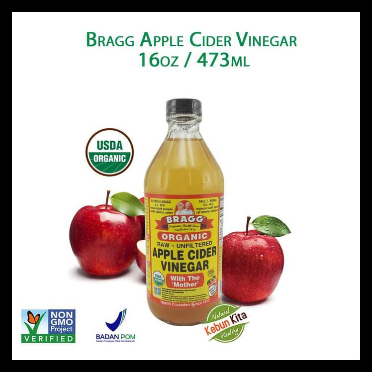 

Cuci Gudang Bragg Organic Raw Apple Cider Vinegar 16Oz (473Ml)