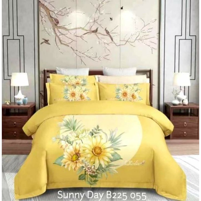 NEW‼ SPREI KATUN JEPANG IMPORT PANEL MOTIF BUNGA