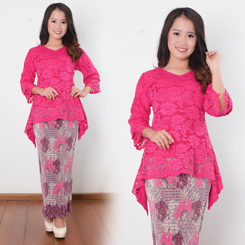 Cantika stelan batik blouse dan rok plisket M – XXL