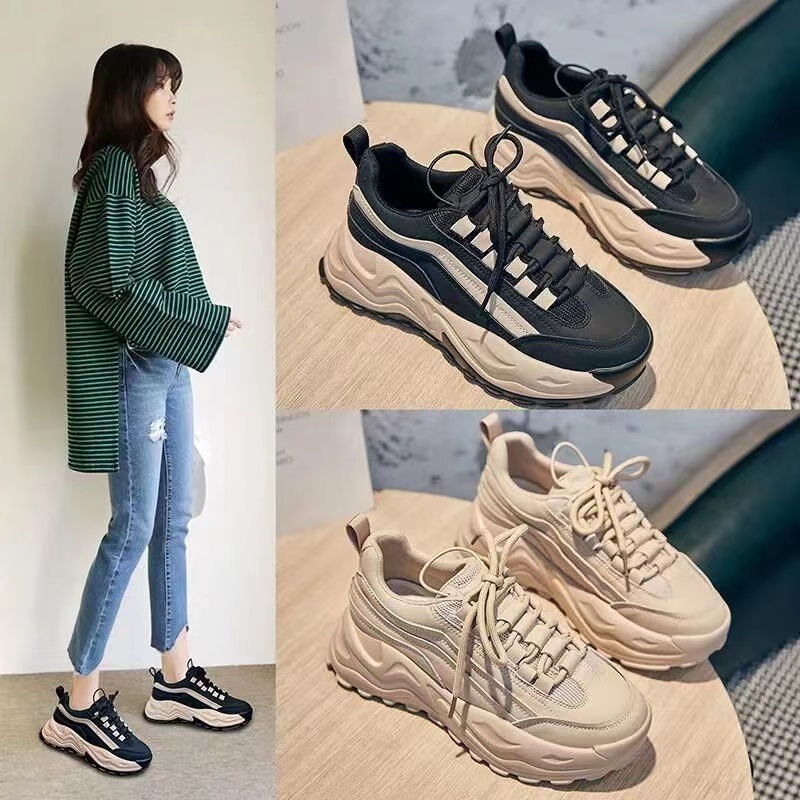 COD Sepatu Sneakers Wanita Import Premium Quality