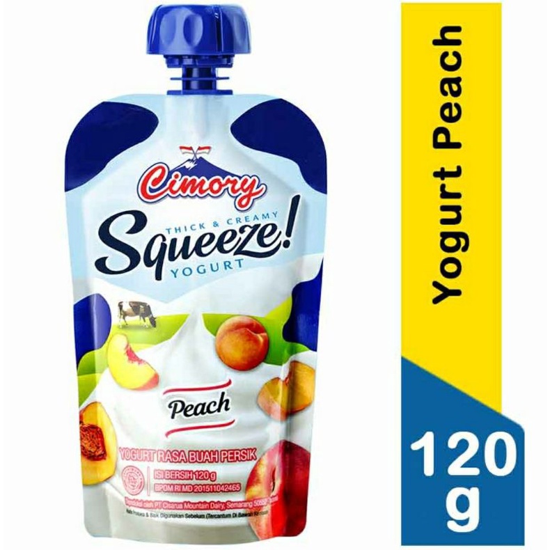 

Cimory Yoghurt Squeeze Peach 120G