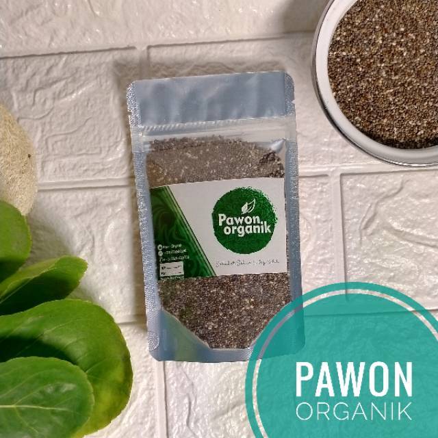 500gr Chia seeds Hitam , Putih Organic Black Chia Seed mexico Organik Chiaseed Hitam Mexico