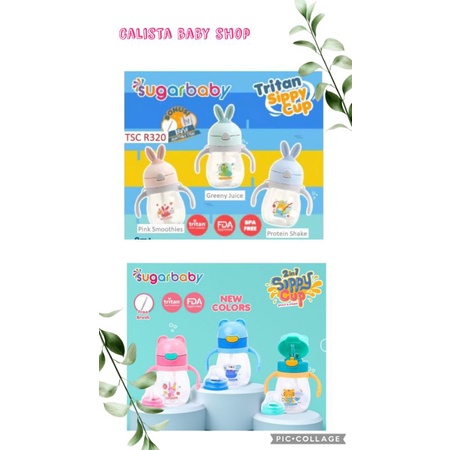 Sugar Baby Tritan Kids Botol/ Tritan Sippy Cup 2 in 1/ SUGAR BABY TRITAN Sippy Cup Nature Series