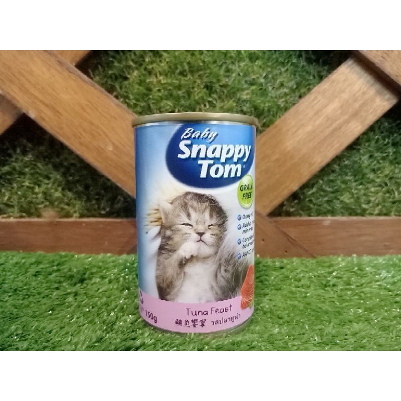 Snappy Tom Baby 150gr / makanan basah untuk kucing yang masih dibawah 1th