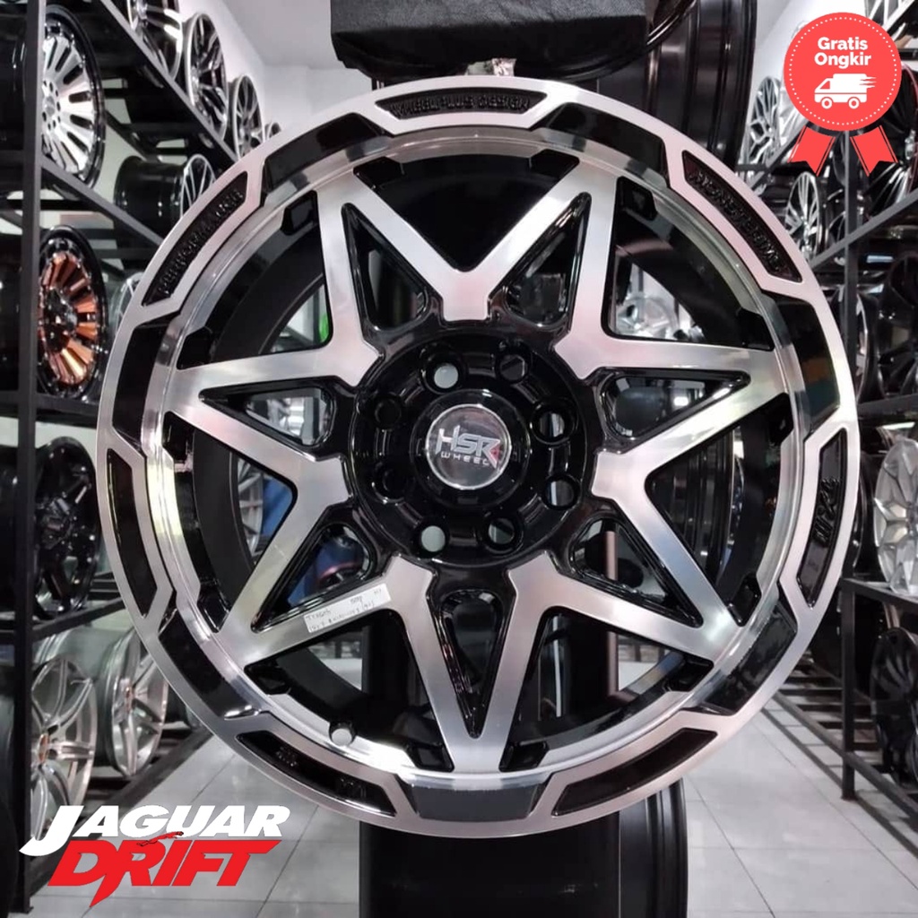 Velg Mobil Ring 15 - Velk Resing Hsr Tragah H783 R15X7 H8x100-114.3 ET42 BMF Bisa Untuk Mobil Avanza
