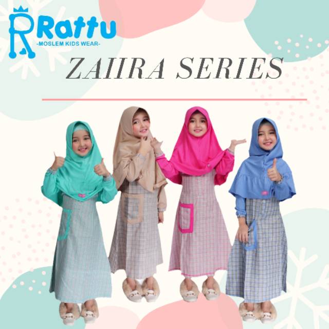 Gamis anak kotak kotak
