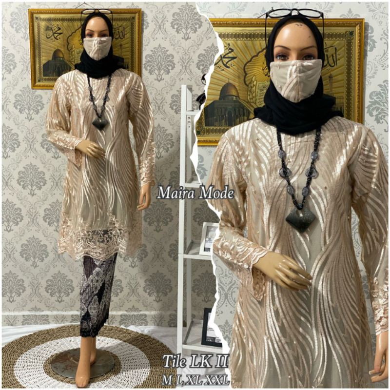 Kebaya Tunik Tile Modern Best Seller COD/Kebaya Wisuda ...