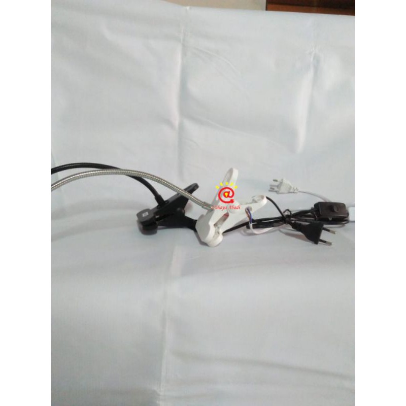 Brezybeauty05 Lampu Meja Belajar Jepit / Fitting Lampu Jepit / Lampu Meja Belajar Fleksibel