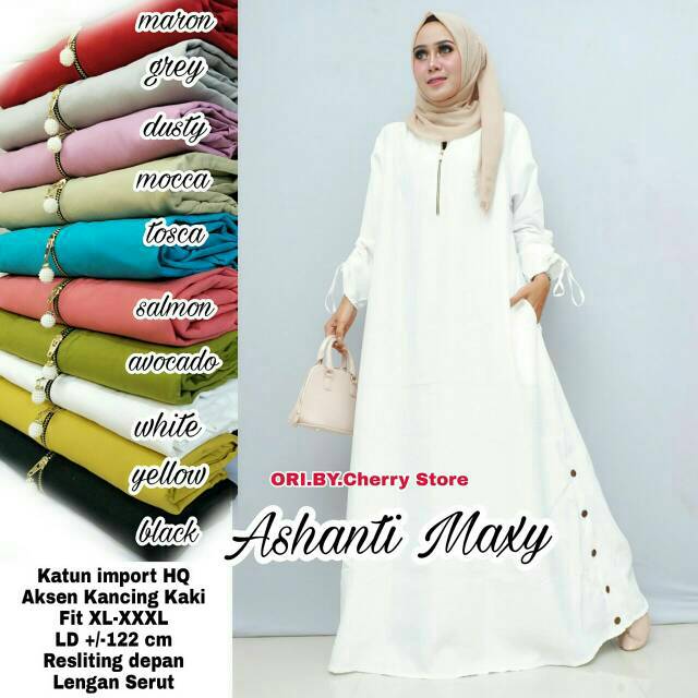Gamis Katun Jumbo/Dress Katun/Dress Jumbo/Gamis Bordir/Gamis XXL/Gamis Jumbo Polos/Simple Gamis