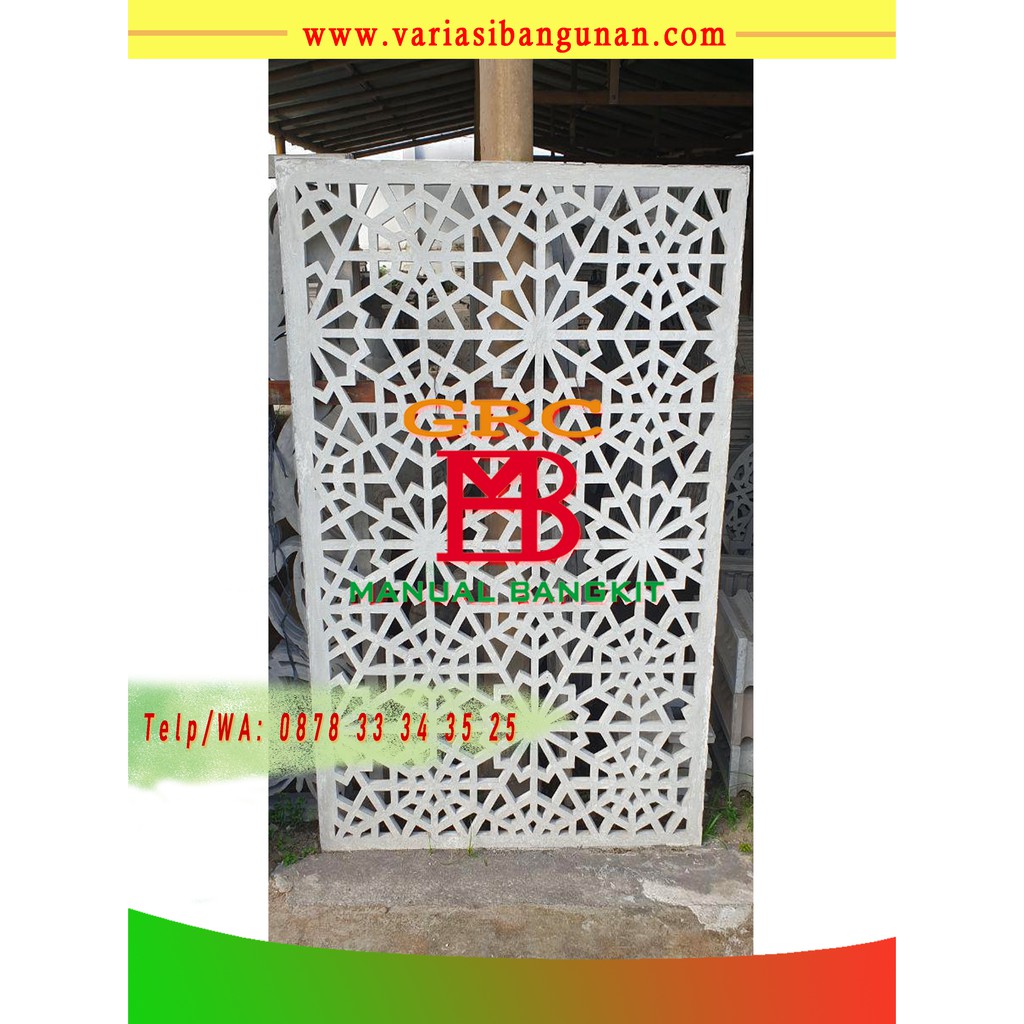 Krawangan GRC Motif Bunga