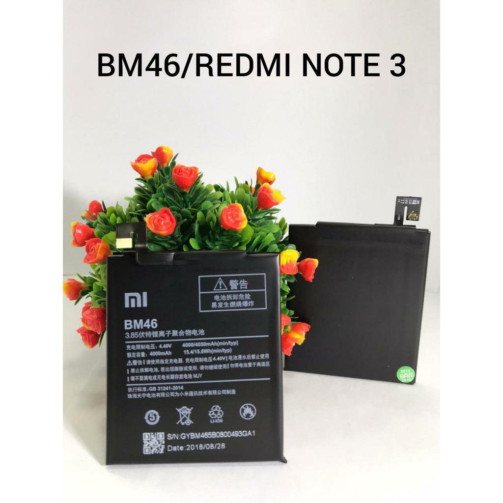 BATERAI ORIGINAL REDMI NOTE 3 BM46