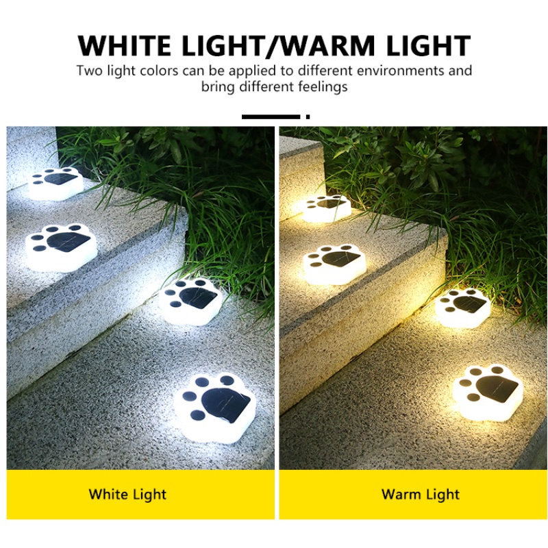 [ Solar Bear Paw Outdoor Waterproof Sensor Light  For  Home Garden ground Landscape Yard ]