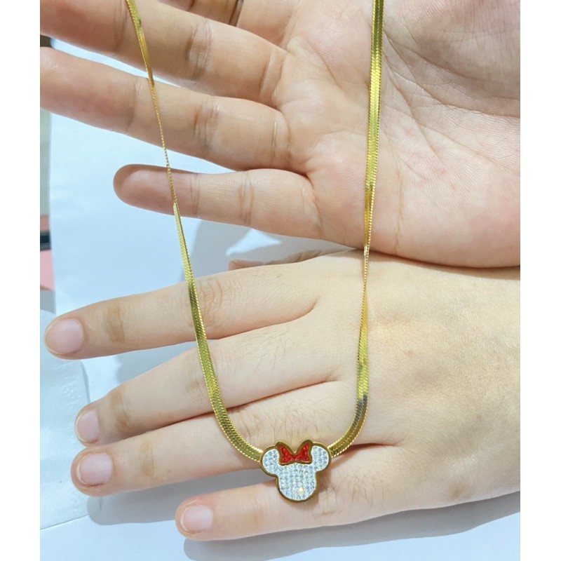 Kalung wanita //kalung titanium //titanium //peehiasan //kalung